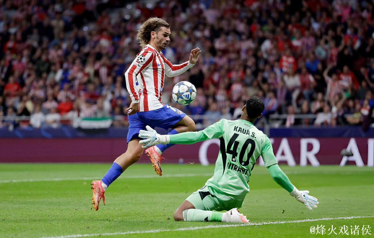 欧冠-格列兹曼200球里程碑 马竞5-1法兰克福获首胜